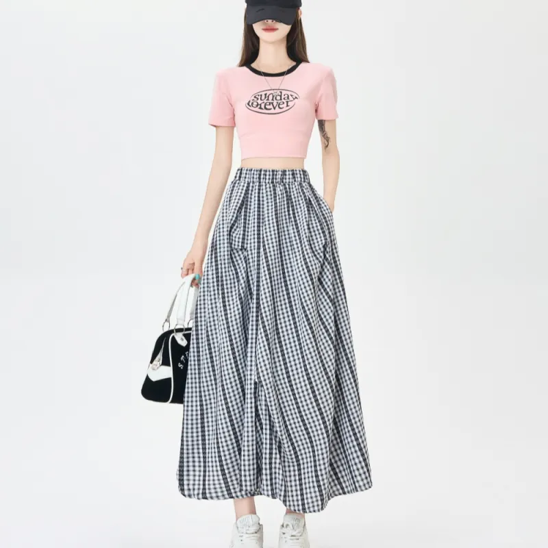 AHDO Casual Long Skirts Women's-17