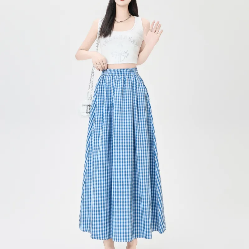 Fashion Casual Long Skirt Women's-14