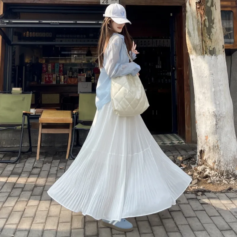 AHDO Casual Long Skirts Women's-21