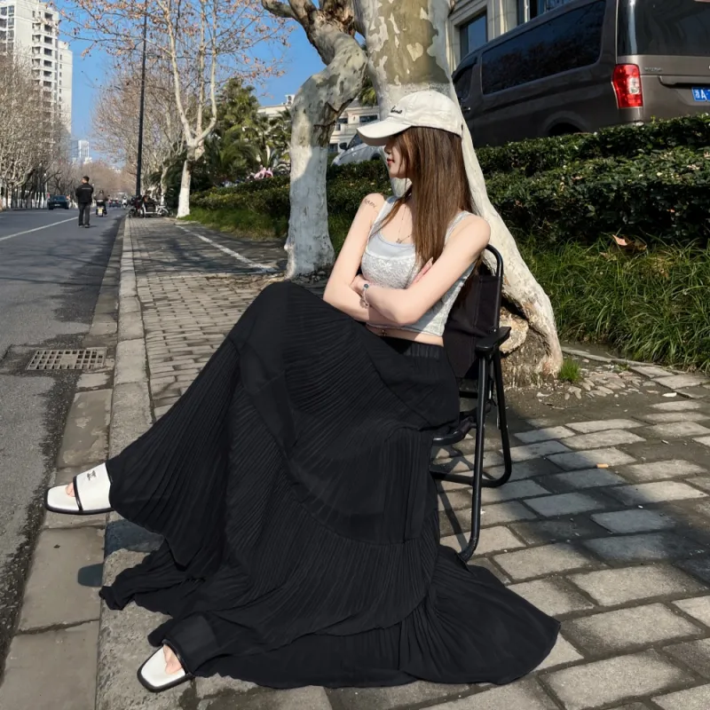 AHDO Casual Long Skirts Women's-29