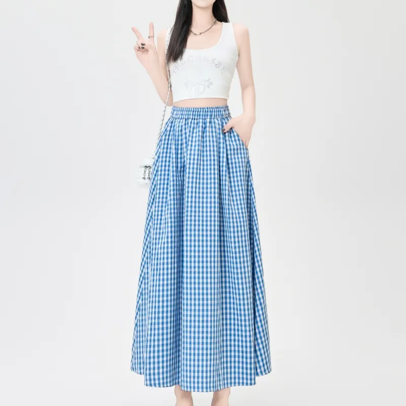 Fashion Casual Long Skirt Women's-13