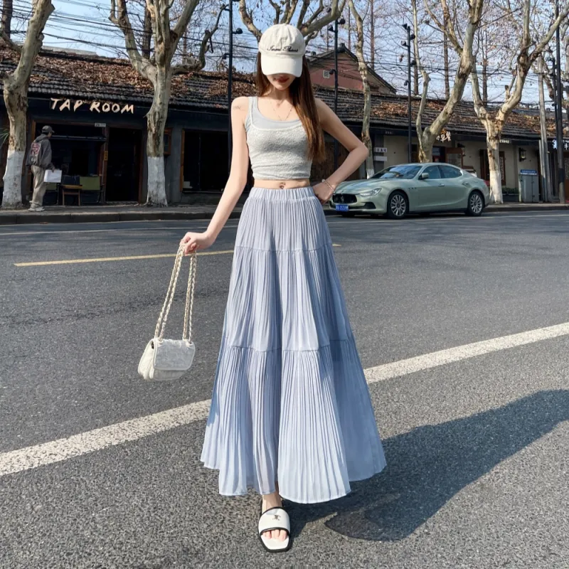 AHDO Casual Long Skirts Women's-15
