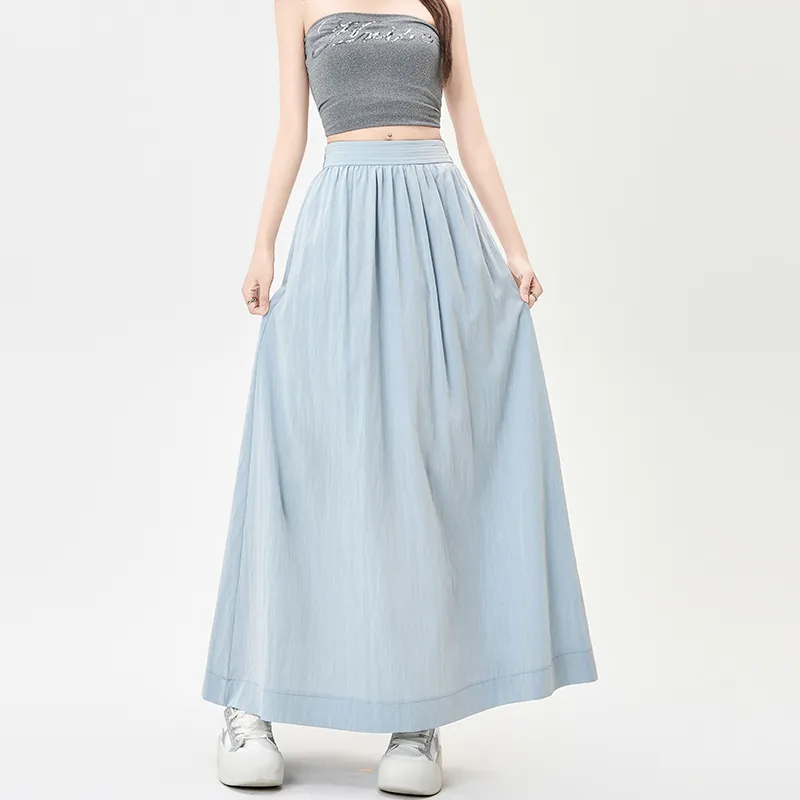 AHDO Casual Long Skirts Women's-3