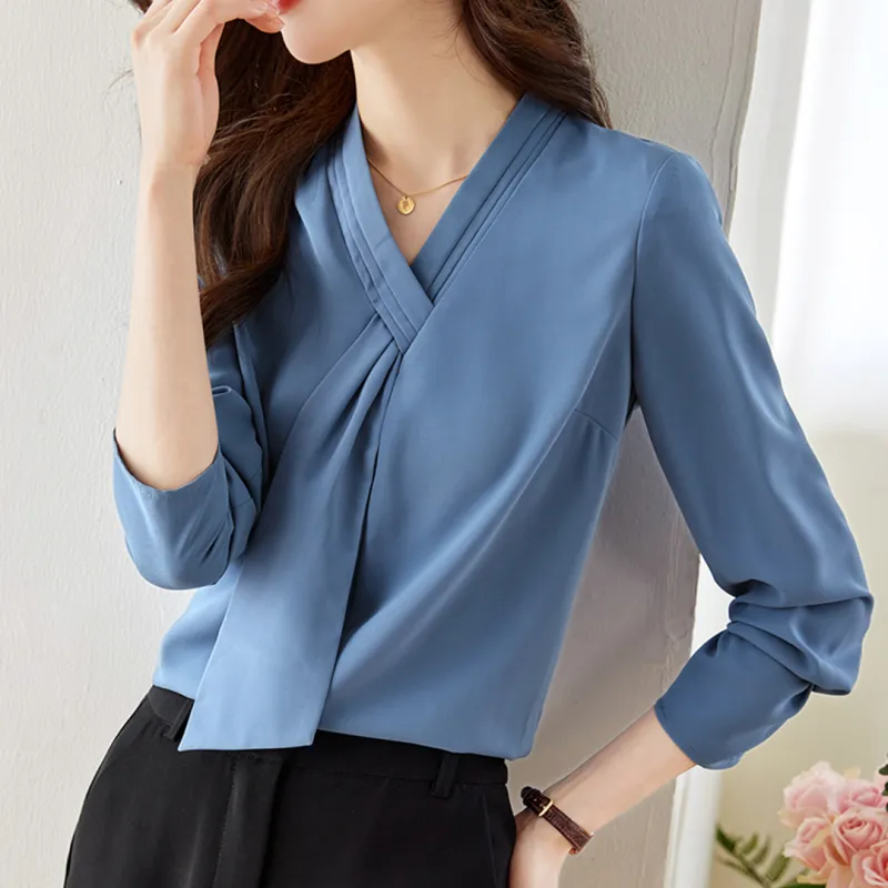 AHDO Shirts Women's Blue-4