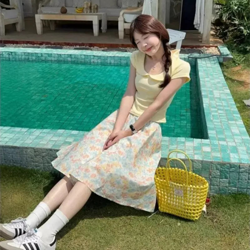 AHDO Two Piece Skirt Sets Women's-4