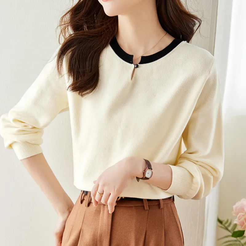 AHDO Knitwear Women's Apricot-4