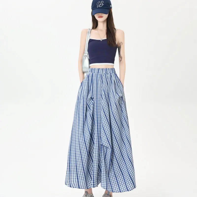 AHDO Casual Long Skirts Women's-9