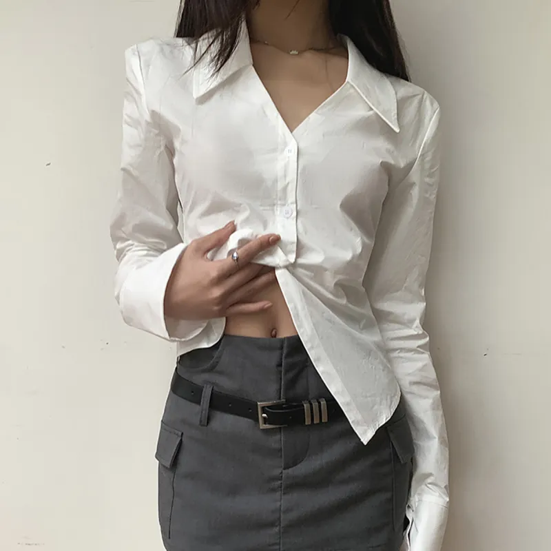 AHDO Shirts Women's White-4