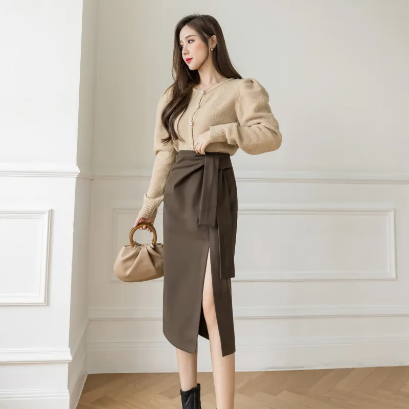 AHDO Casual Long Skirts Women's-4