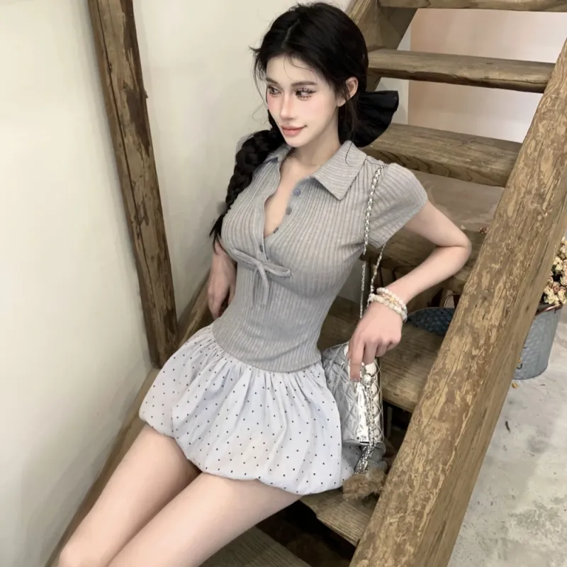 AHDO Short Sleeved Dress Women's-5