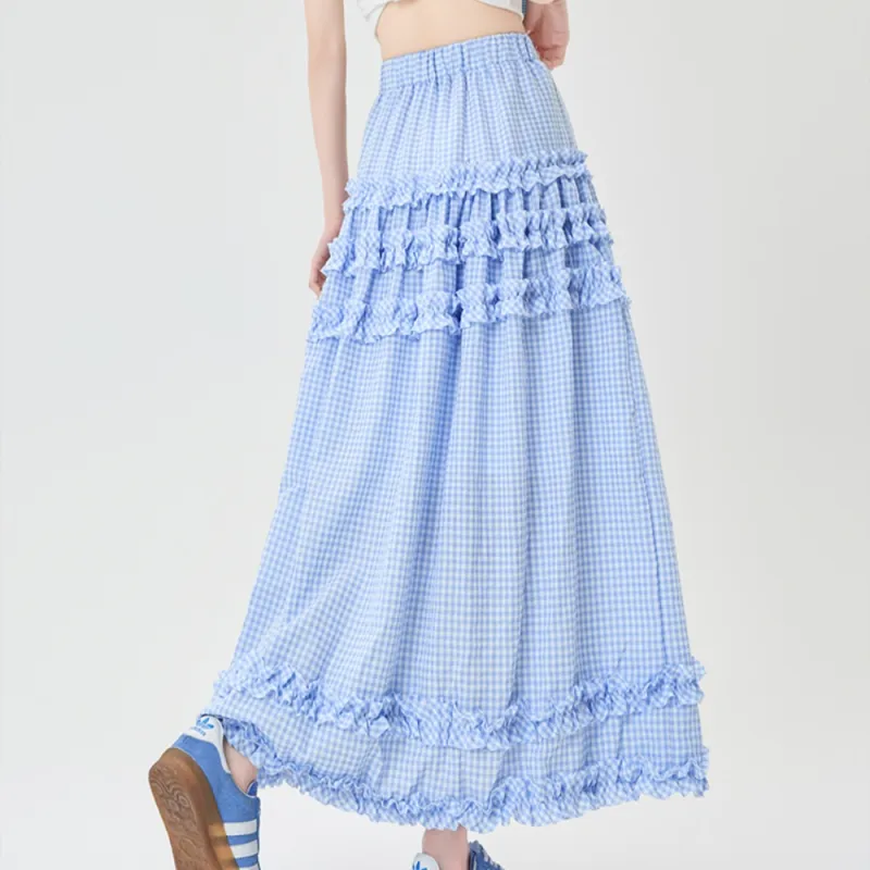 AHDO Casual Long Skirts Women's-3