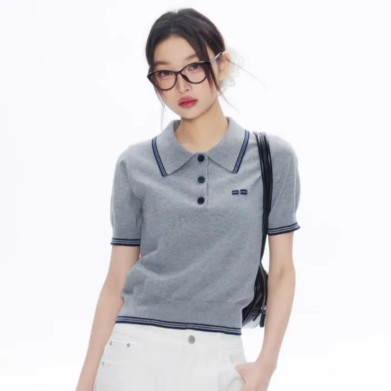 AHDO T Shirts Women's Gray-5