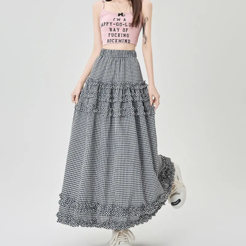 AHDO Casual Long Skirts Women's-7