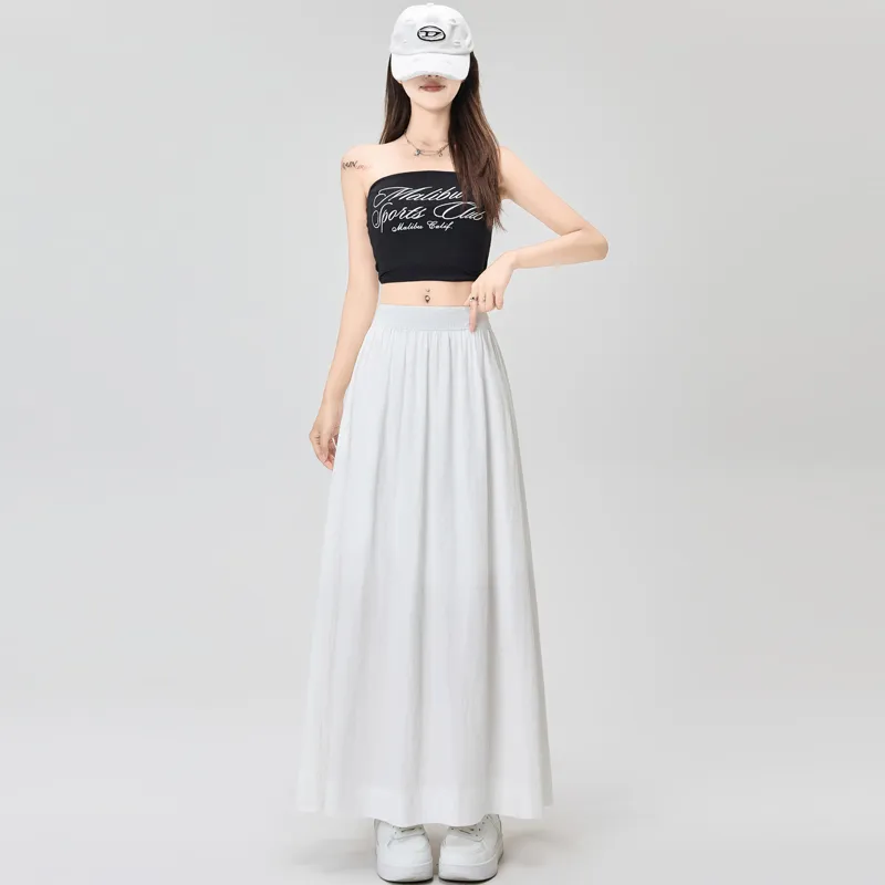 AHDO Casual Long Skirts Women's-17