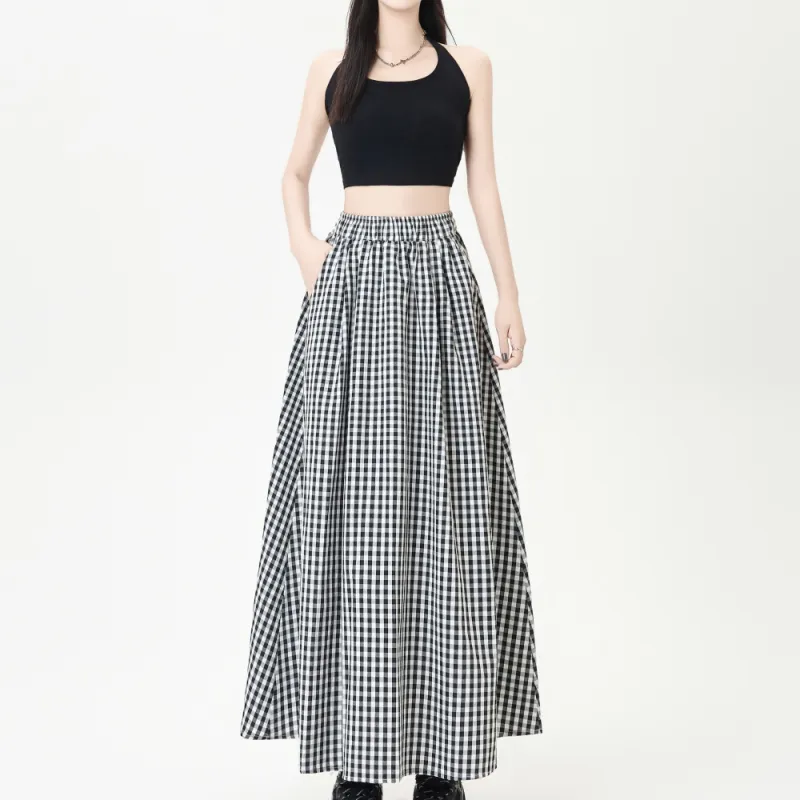 Fashion Casual Long Skirt Women's-27