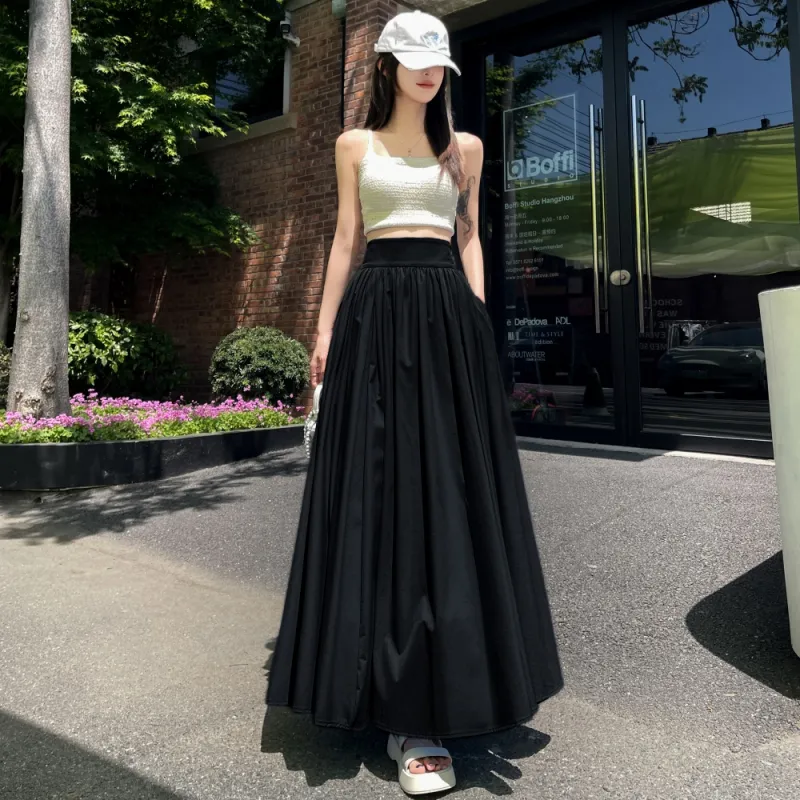 AHDO Casual Long Skirts Women's-13