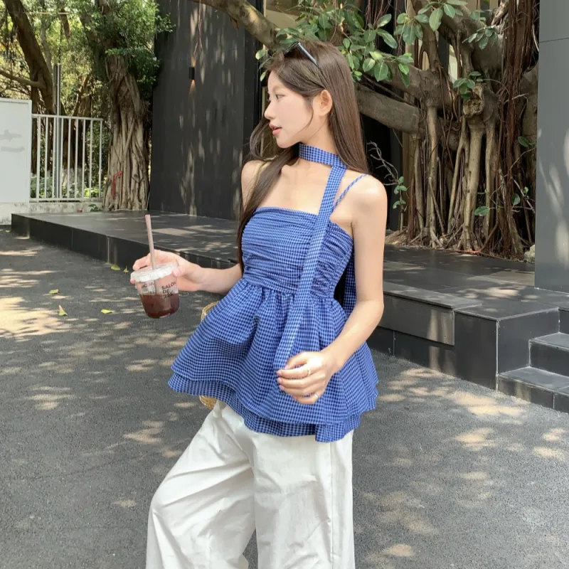 AHDO T Shirts Women's Blue-5