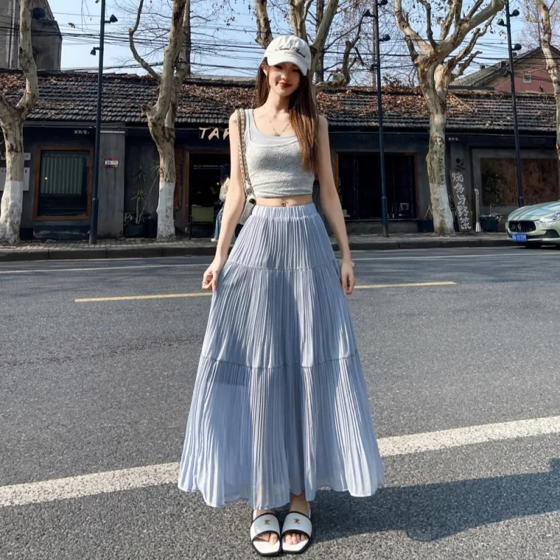 AHDO Casual Long Skirts Women's-16