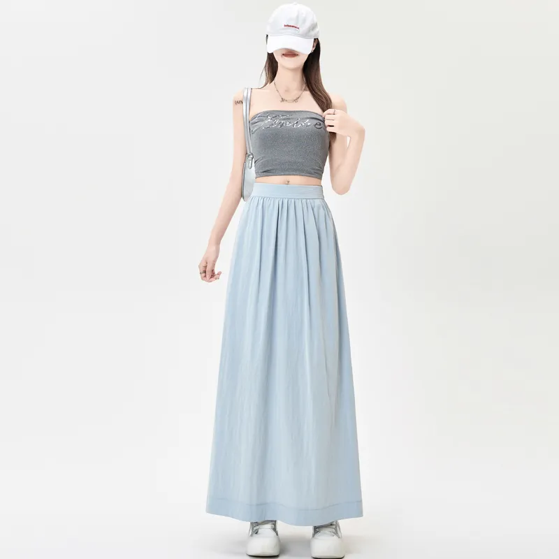AHDO Casual Long Skirts Women's-6