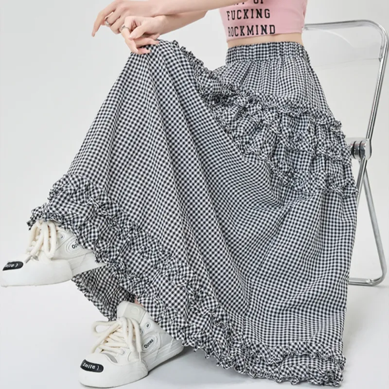 AHDO Casual Long Skirts Women's-9