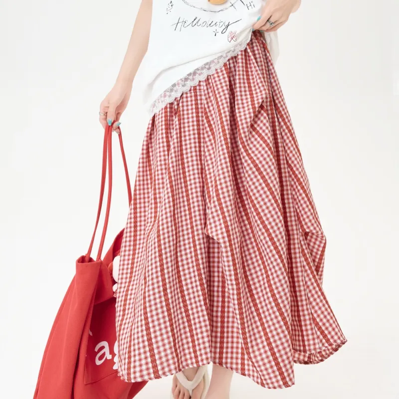 AHDO Casual Long Skirts Women's-3