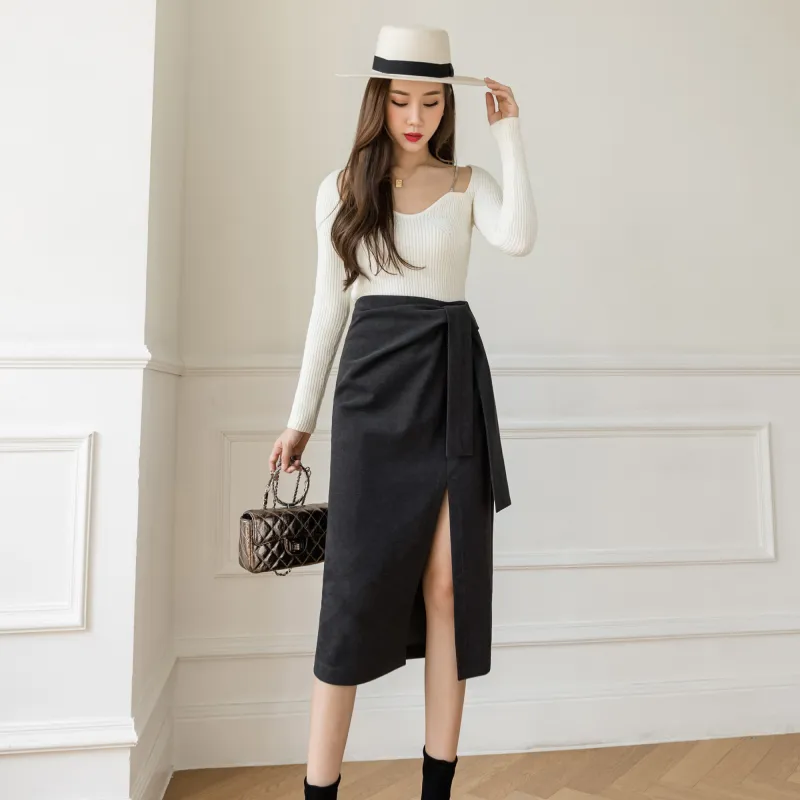 AHDO Casual Long Skirts Women's-13