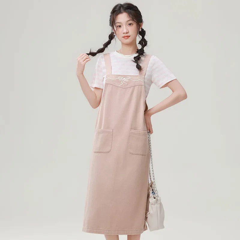AHDO Slip Dresses Women's Pink-1