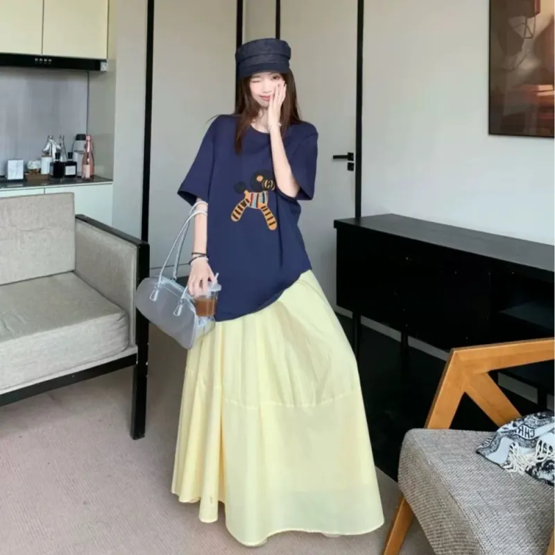 AHDO Two Piece Skirt Sets Women's-5