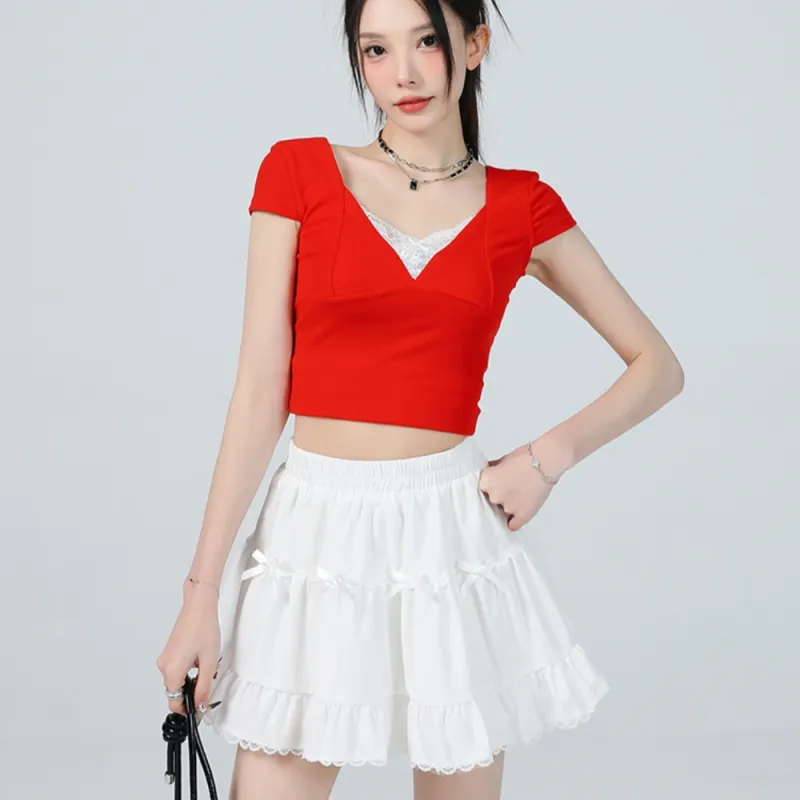 AHDO Casual Short Skirts Women's-7