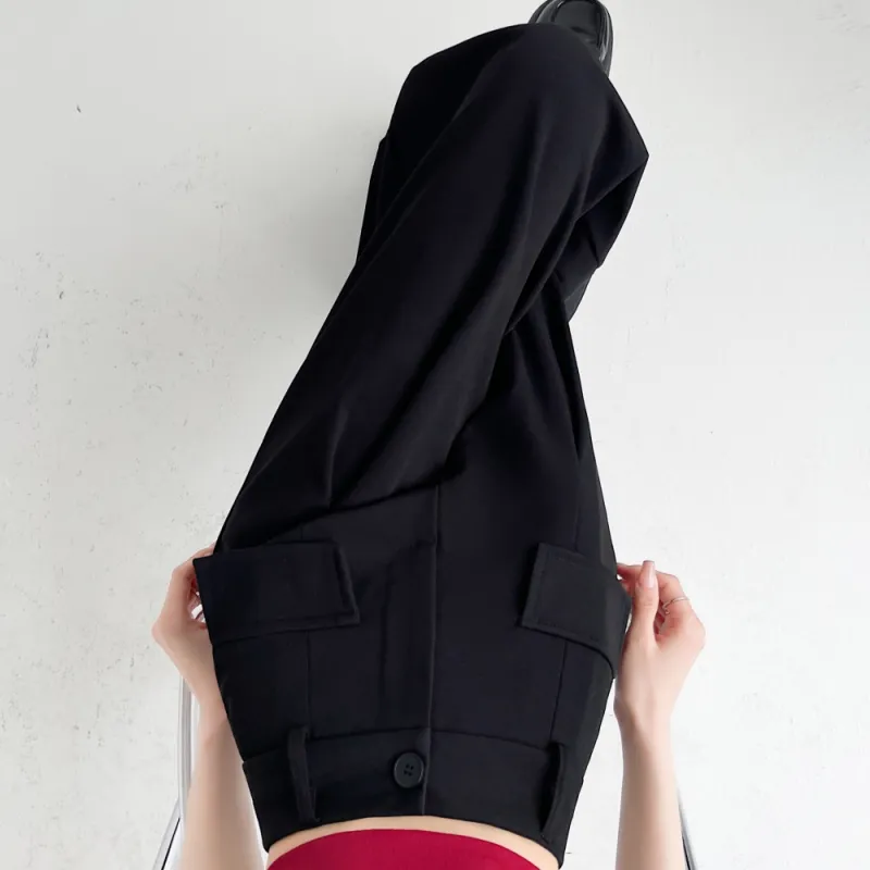 AHDO Casual Pants Women's Black-6