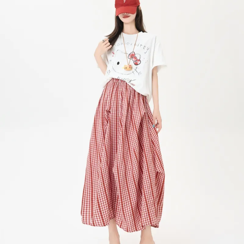 AHDO Casual Long Skirts Women's-4
