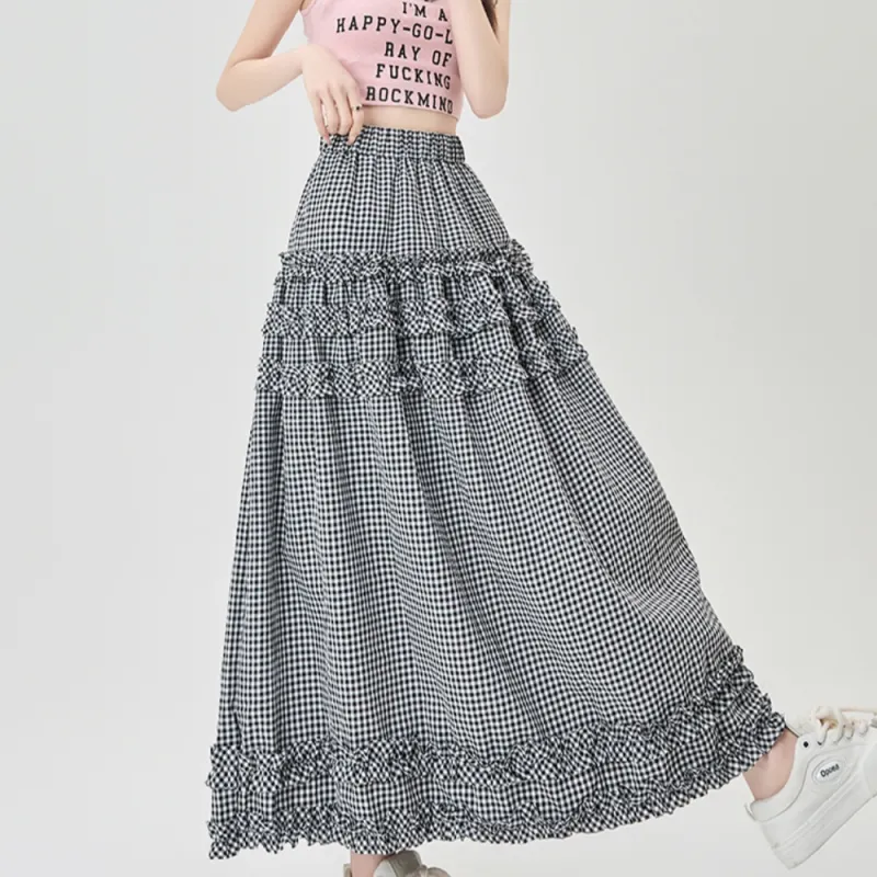 AHDO Casual Long Skirts Women's-8