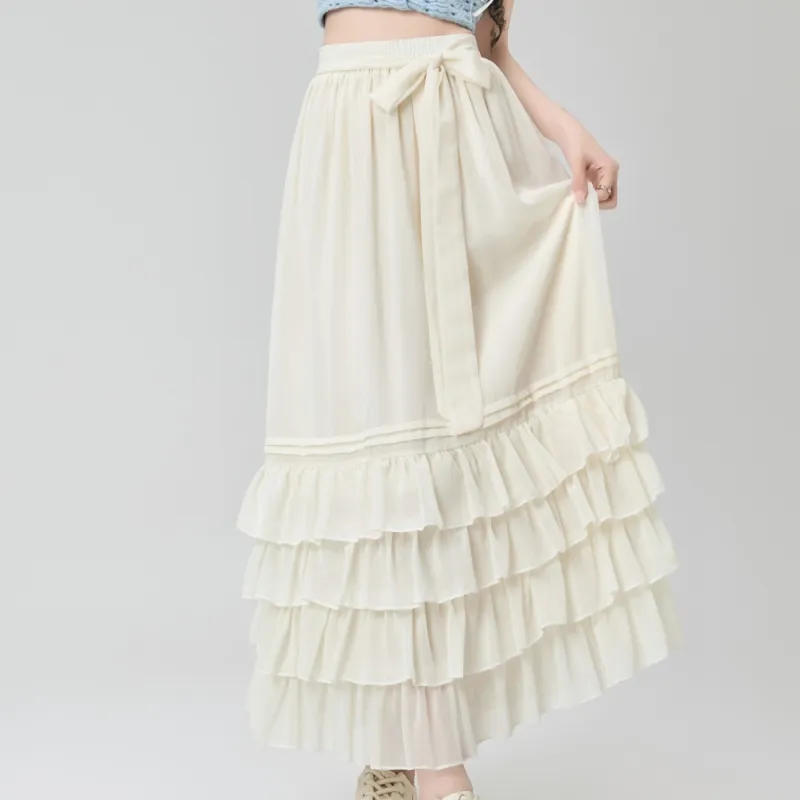 AHDO Casual Long Skirts Women's-5
