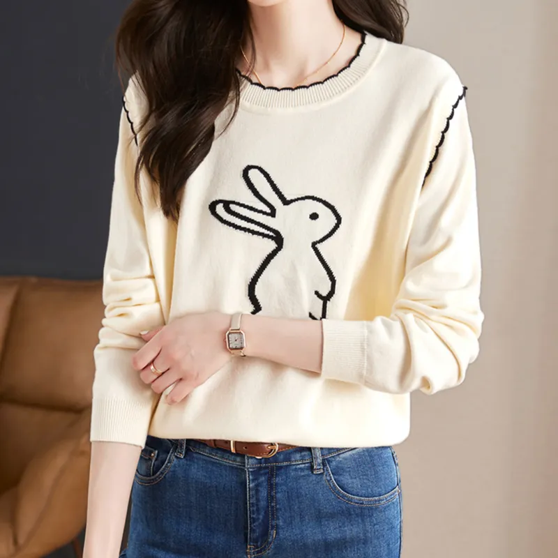 AHDO Knitwear Women's Apricot-7