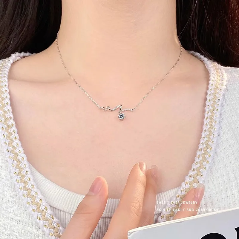 UTD S925 Silver Necklaces Women's-2