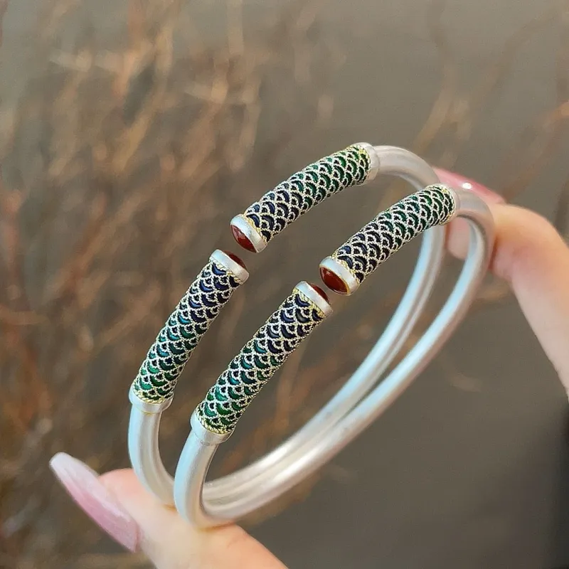 UTD S 999 Fine Silver Bangles Women's-3