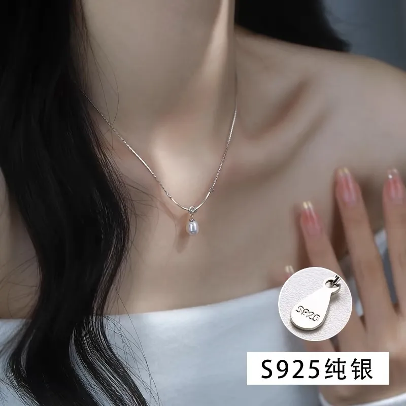 UTD S925 Silver Necklaces Women's-3