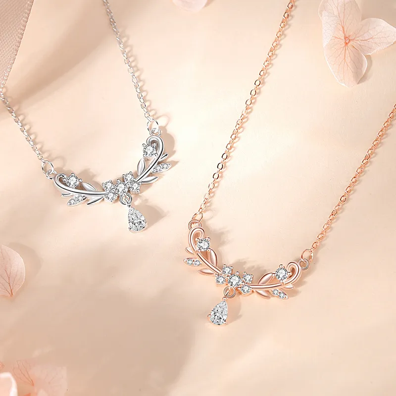 UTD S925 Silver Necklaces Women's-2