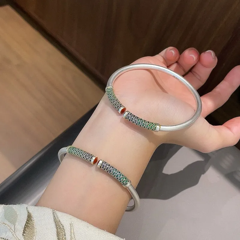 UTD S 999 Fine Silver Bangles Women's-2