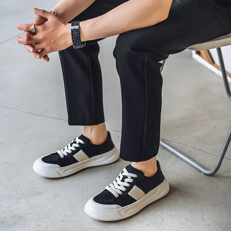 Vxv Slip Resistant, Breathable, Lightweight Low Top Canvas Shoes Men's-2