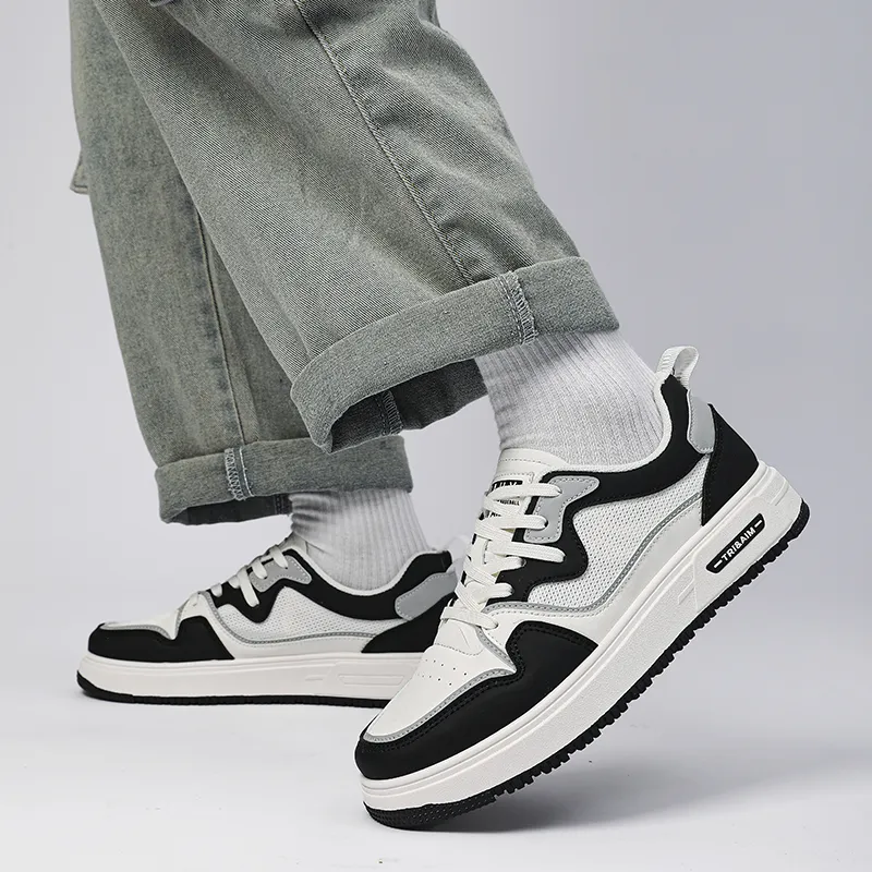 Vxv Slip Resistant Shock Absorbers With Abrasion Resistant Properties Low Top Skateboard Shoes Men's-1