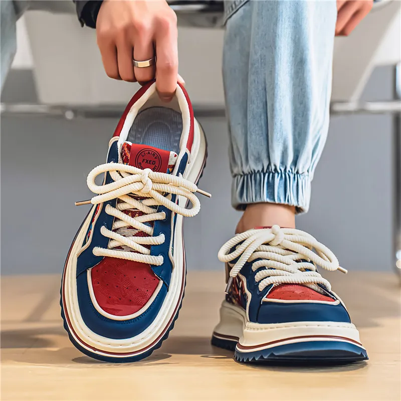 Vxv Cushioning, Slip Resistant, Breathable, Coverage, Balance, Height Increasing Low Top Casual Shoes Men's-2