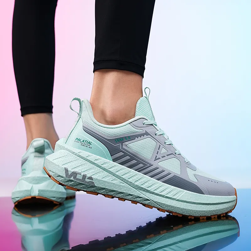 Vxv Shock Absorbers Slip Resistant Breathable Low Top Physical Fitness Test & Exam Running Shoes Unisex-7