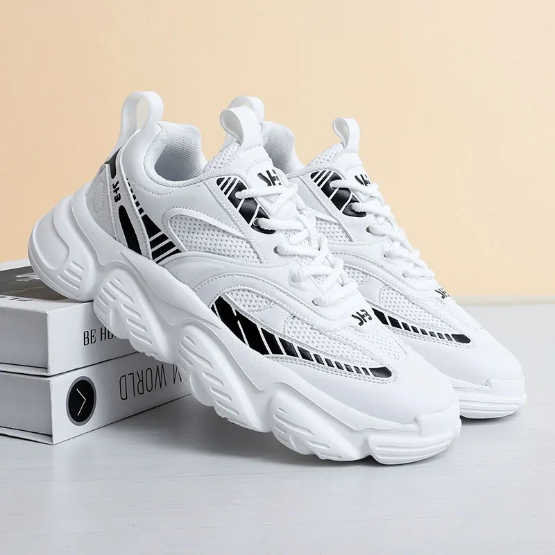 Vxv Cushioning Lightweight Height Increasing Low Top Chunky Sneakers Unisex-6