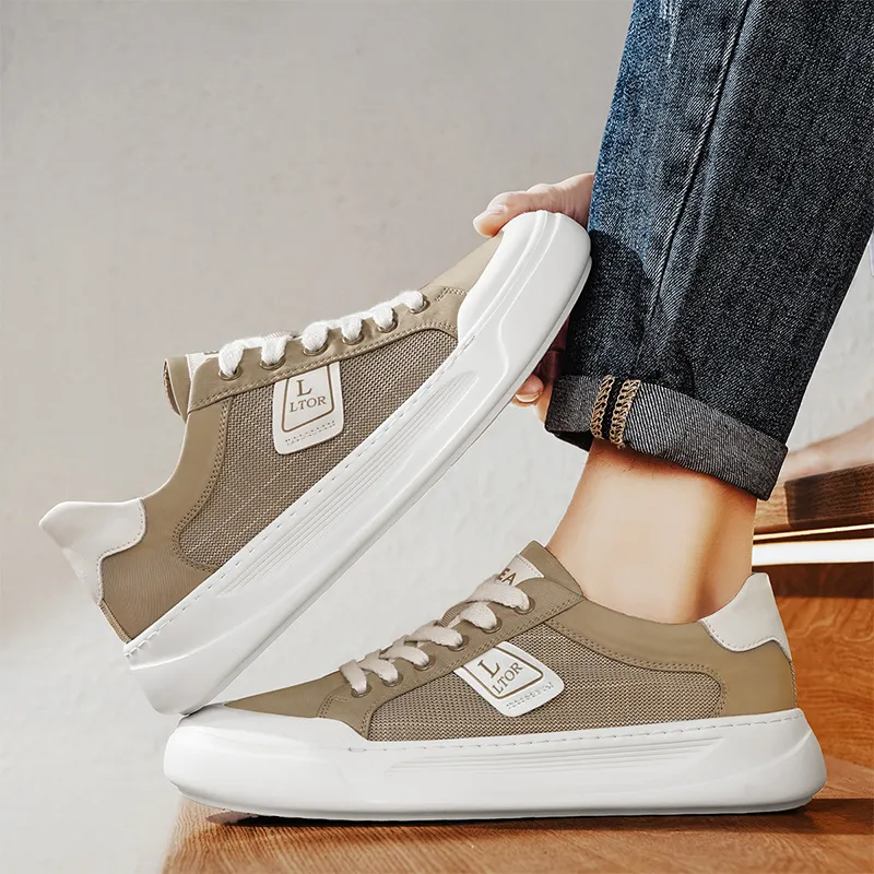 Vxv Slip Resistant Coverage With Height Increase Low Top Canvas Shoes Men's-7