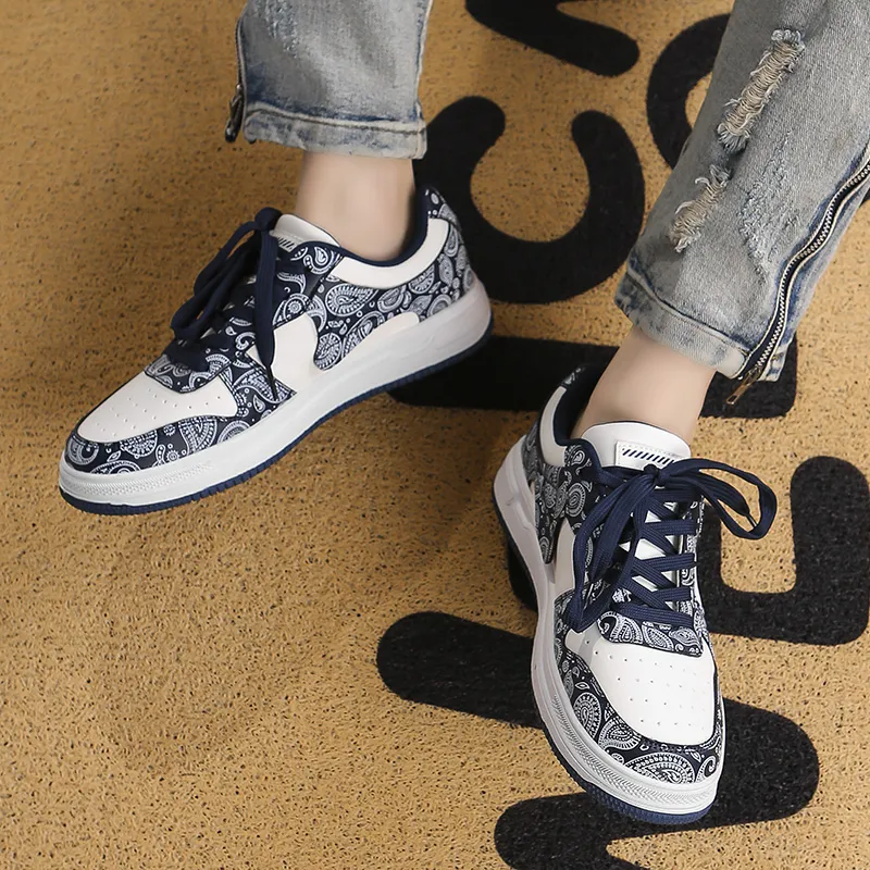 Vxv Cushioning Abrasion Resistant Lightweight Low Top Skateboard Shoes Men's-5