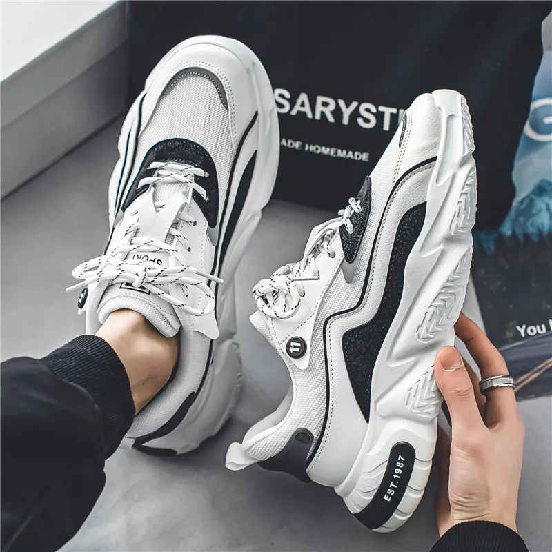 Vxv Cushioning, Breathable, Lightweight Low Top Chunky Sneakers Men's-2