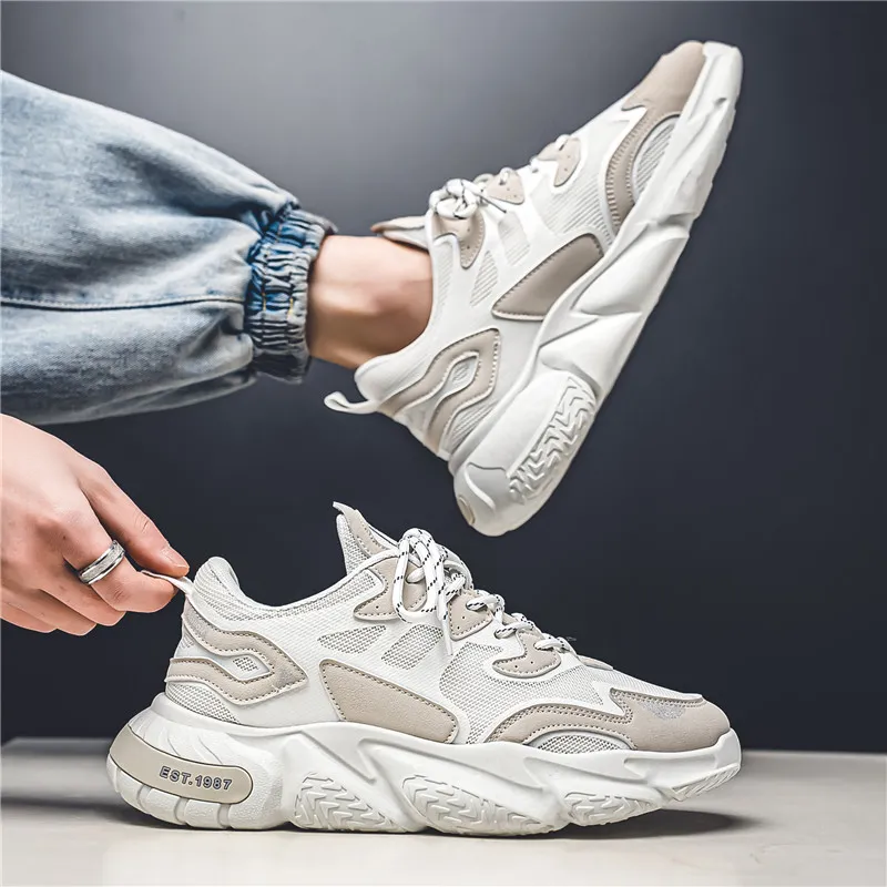 Vxv Slip Resistant Coverage Lightweight Low Top Chunky Sneakers Men's-2