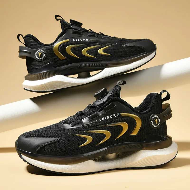 Vxv Shock Absorbers Slip Resistant Breathable Low Top Casual Shoes Men's-1