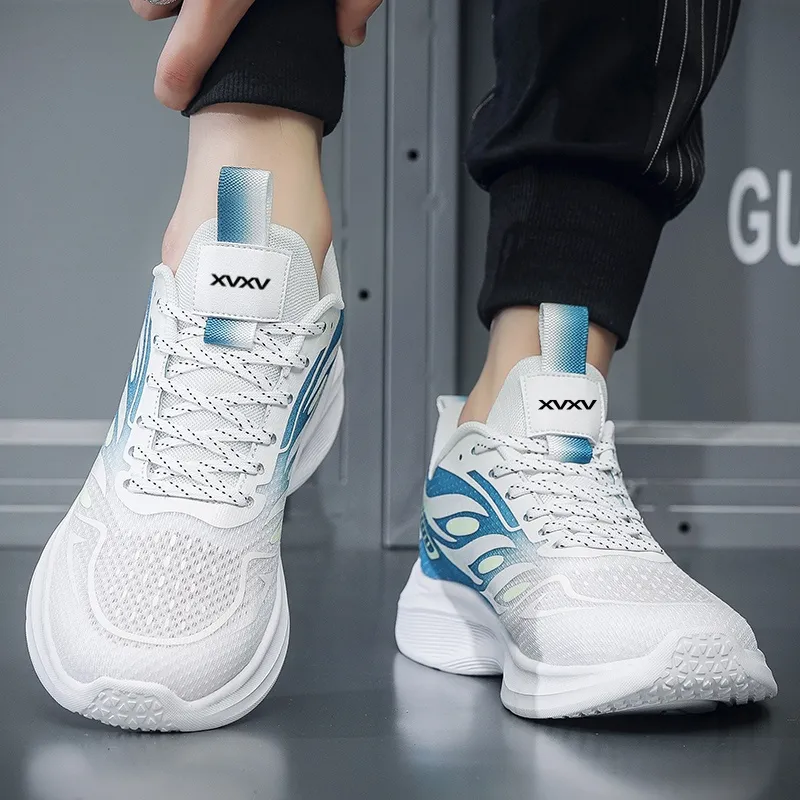 Vxv Shock Absorbers With Slip Resistant And Abrasion Resistant Properties Low Top Casual Shoes Men's-6